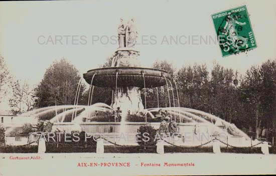 Cartes postales anciennes > CARTES POSTALES > carte postale ancienne > cartes-postales-ancienne.com Provence alpes cote d'azur Bouches du rhone Aix En Provence