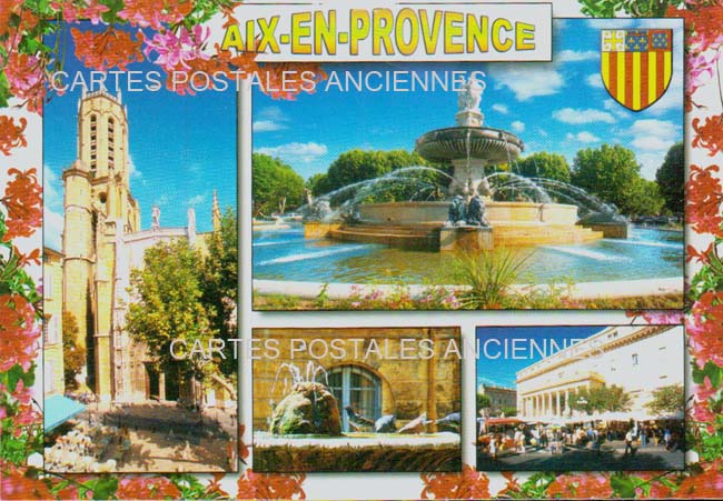 Cartes postales anciennes > CARTES POSTALES > carte postale ancienne > cartes-postales-ancienne.com Provence alpes cote d'azur Bouches du rhone Aix En Provence