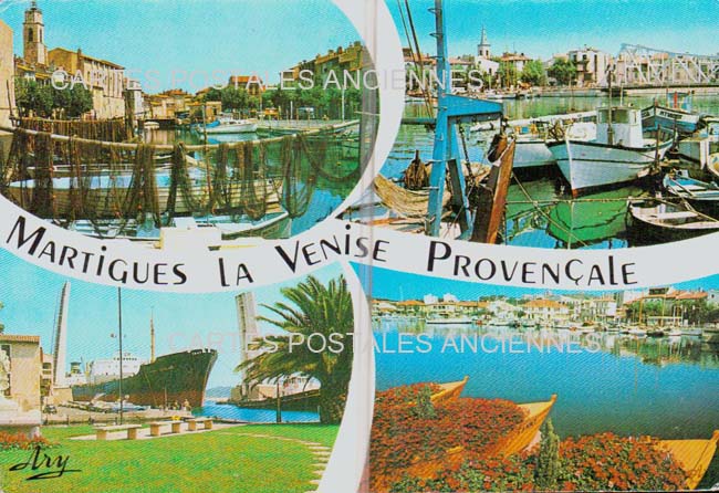 Cartes postales anciennes > CARTES POSTALES > carte postale ancienne > cartes-postales-ancienne.com Provence alpes cote d'azur Bouches du rhone Martigues