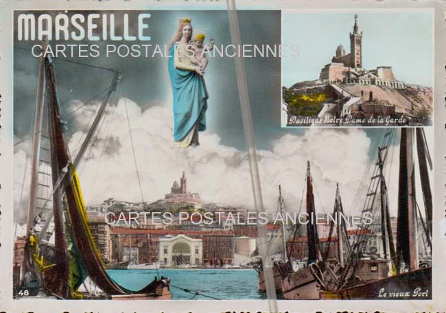 Cartes postales anciennes > CARTES POSTALES > carte postale ancienne > cartes-postales-ancienne.com Provence alpes cote d'azur Bouches du rhone Marseille 4eme