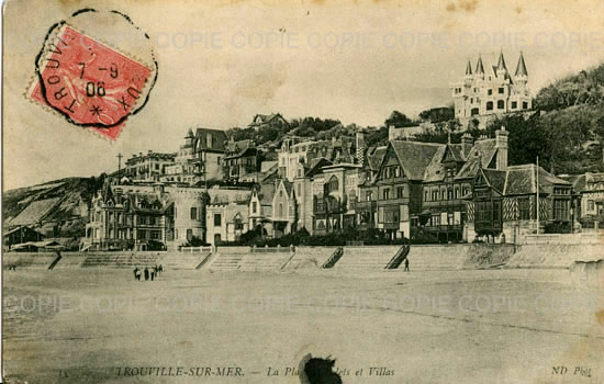 Cartes postales anciennes > CARTES POSTALES > carte postale ancienne > cartes-postales-ancienne.com Normandie Calvados Trouville Sur Mer