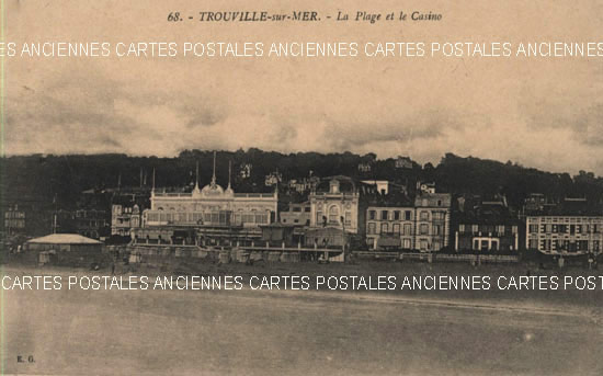 Cartes postales anciennes > CARTES POSTALES > carte postale ancienne > cartes-postales-ancienne.com Normandie Calvados Trouville Sur Mer