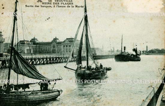 Cartes postales anciennes > CARTES POSTALES > carte postale ancienne > cartes-postales-ancienne.com Normandie Calvados Trouville Sur Mer