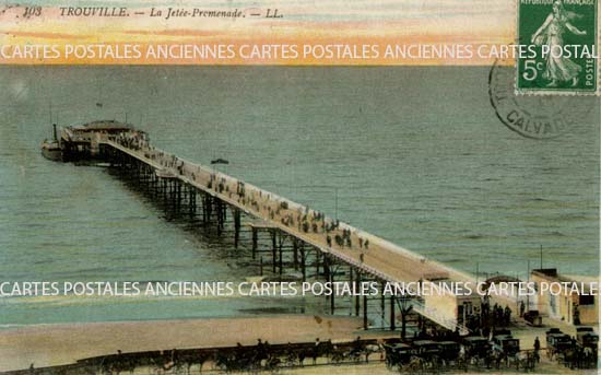 Cartes postales anciennes > CARTES POSTALES > carte postale ancienne > cartes-postales-ancienne.com Normandie Calvados Trouville Sur Mer