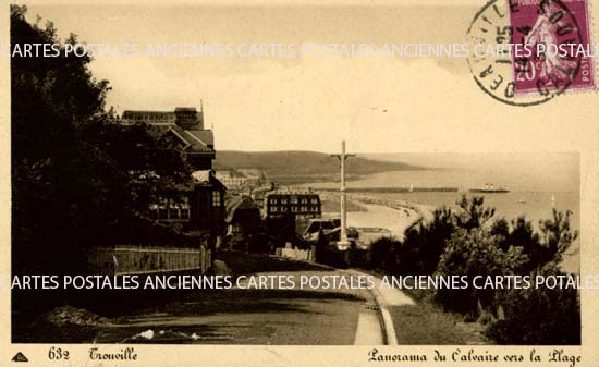 Cartes postales anciennes > CARTES POSTALES > carte postale ancienne > cartes-postales-ancienne.com Normandie Calvados Trouville Sur Mer