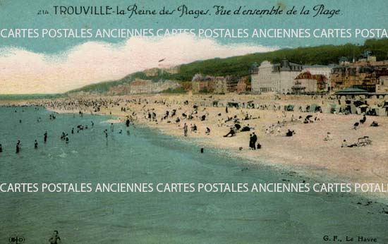 Cartes postales anciennes > CARTES POSTALES > carte postale ancienne > cartes-postales-ancienne.com Normandie Calvados Trouville Sur Mer