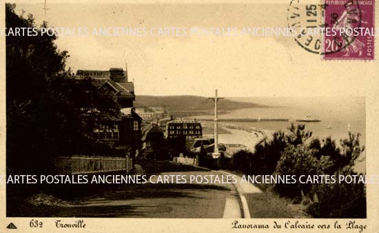 Cartes postales anciennes > CARTES POSTALES > carte postale ancienne > cartes-postales-ancienne.com Normandie Calvados Trouville Sur Mer