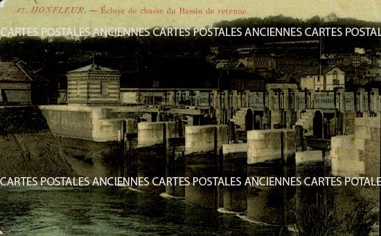 Cartes postales anciennes > CARTES POSTALES > carte postale ancienne > cartes-postales-ancienne.com Normandie Calvados Honfleur