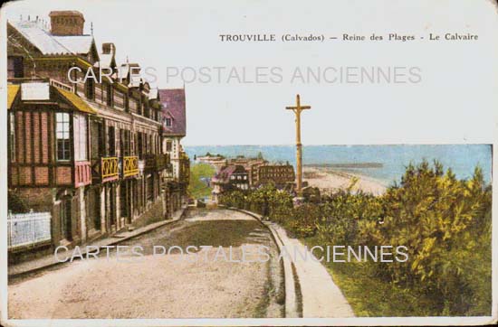 Cartes postales anciennes > CARTES POSTALES > carte postale ancienne > cartes-postales-ancienne.com Normandie Calvados Trouville Sur Mer