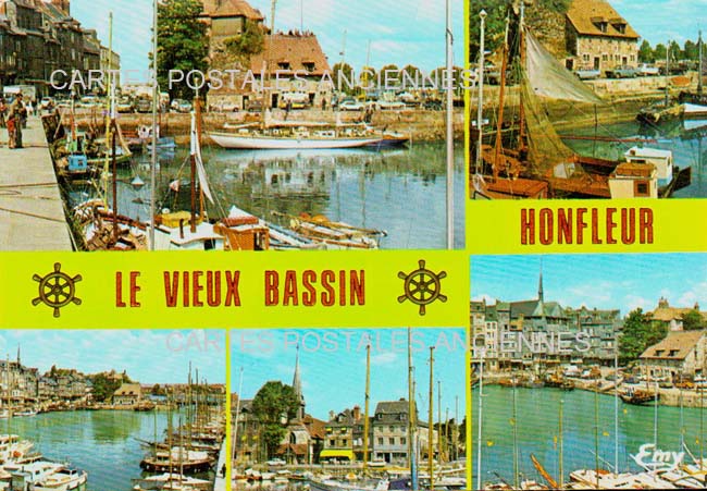 Cartes postales anciennes > CARTES POSTALES > carte postale ancienne > cartes-postales-ancienne.com Normandie Calvados Honfleur