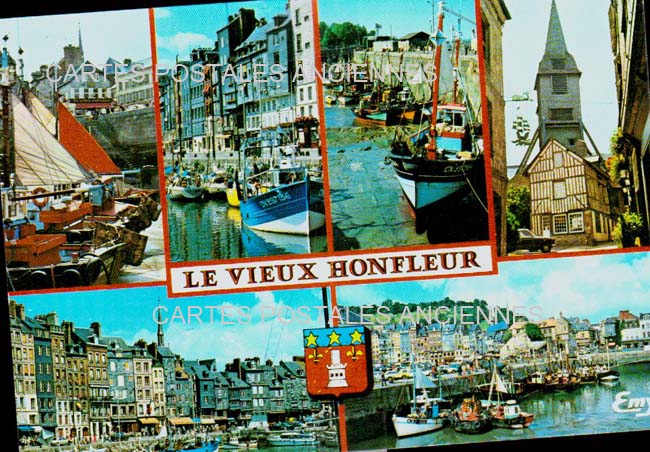 Cartes postales anciennes > CARTES POSTALES > carte postale ancienne > cartes-postales-ancienne.com Normandie Calvados Honfleur