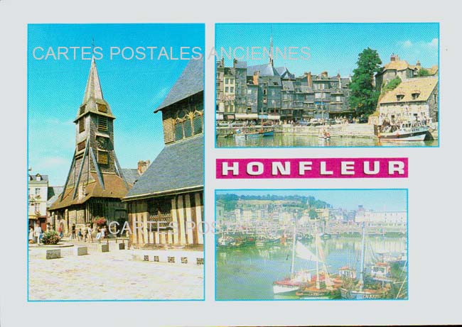 Cartes postales anciennes > CARTES POSTALES > carte postale ancienne > cartes-postales-ancienne.com Normandie Calvados Honfleur