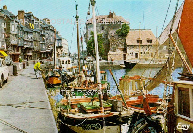 Cartes postales anciennes > CARTES POSTALES > carte postale ancienne > cartes-postales-ancienne.com Normandie Calvados Honfleur