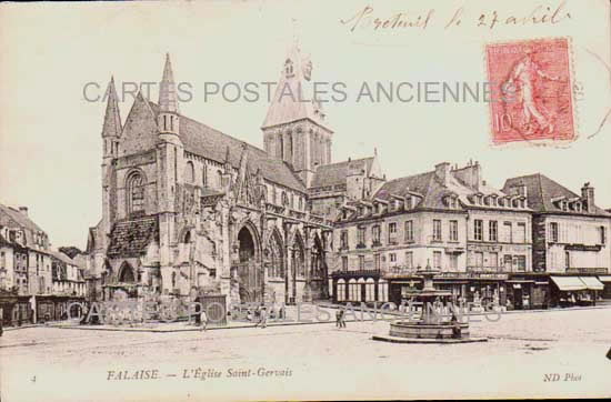 Cartes postales anciennes > CARTES POSTALES > carte postale ancienne > cartes-postales-ancienne.com Normandie Calvados Falaise