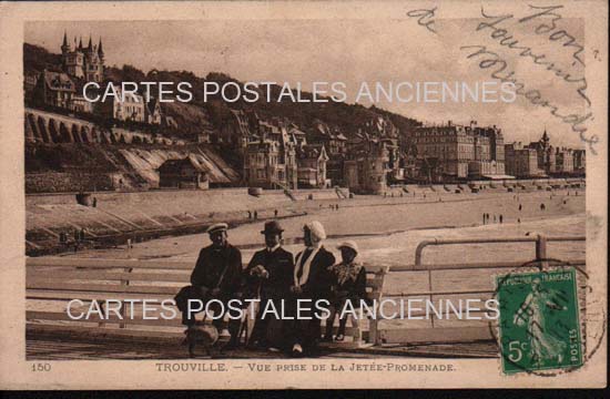 Cartes postales anciennes > CARTES POSTALES > carte postale ancienne > cartes-postales-ancienne.com Normandie Calvados Trouville Sur Mer