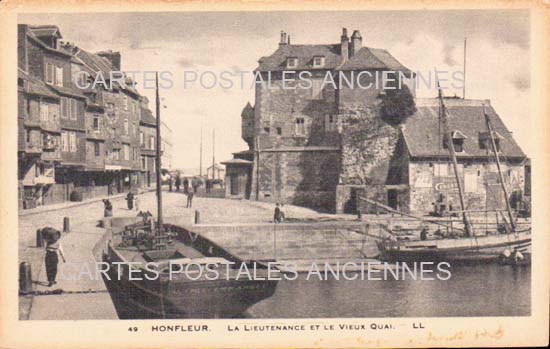 Cartes postales anciennes > CARTES POSTALES > carte postale ancienne > cartes-postales-ancienne.com Normandie Calvados Honfleur