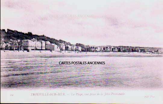 Cartes postales anciennes > CARTES POSTALES > carte postale ancienne > cartes-postales-ancienne.com Normandie Calvados Trouville Sur Mer