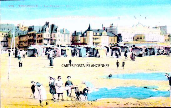 Cartes postales anciennes > CARTES POSTALES > carte postale ancienne > cartes-postales-ancienne.com Normandie Calvados Trouville Sur Mer