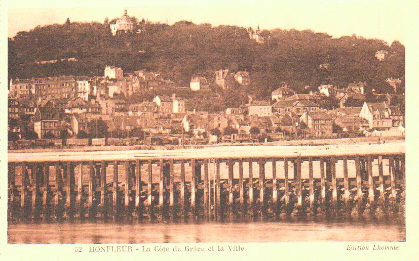 Cartes postales anciennes > CARTES POSTALES > carte postale ancienne > cartes-postales-ancienne.com Normandie Calvados Honfleur