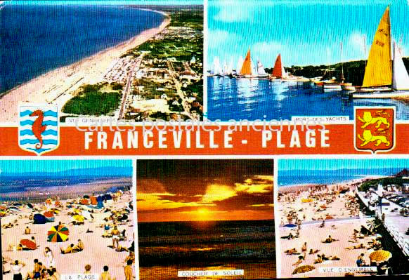 Cartes postales anciennes > CARTES POSTALES > carte postale ancienne > cartes-postales-ancienne.com  Merville Franceville Plag