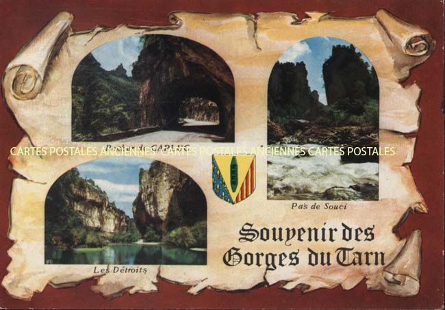 Cartes postales anciennes > CARTES POSTALES > carte postale ancienne > cartes-postales-ancienne.com Occitanie Sainte Enimie