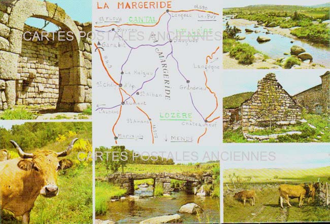 Cartes postales anciennes > CARTES POSTALES > carte postale ancienne > cartes-postales-ancienne.com Auvergne rhone alpes Cantal Ruynes En Margeride