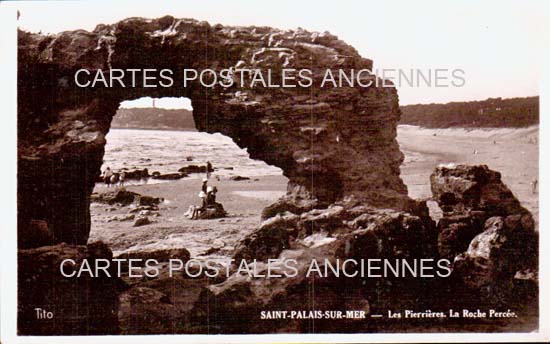 Cartes postales anciennes > CARTES POSTALES > carte postale ancienne > cartes-postales-ancienne.com Nouvelle aquitaine Saint Palais Sur Mer