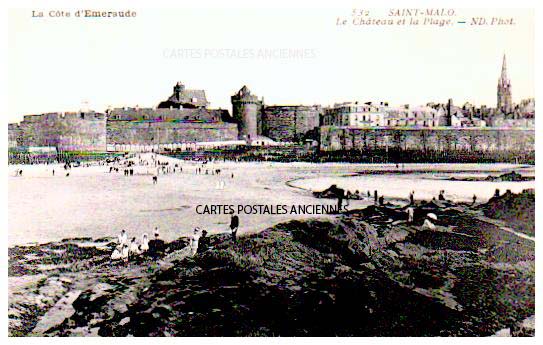 Cartes postales anciennes > CARTES POSTALES > carte postale ancienne > cartes-postales-ancienne.com Bretagne Ille et vilaine Saint Malo