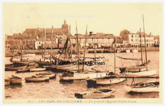 Cartes postales anciennes > CARTES POSTALES > carte postale ancienne > cartes-postales-ancienne.com Pays de la loire Vendee Les Sables d'Olonne