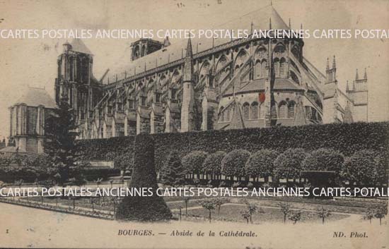 Cartes postales anciennes > CARTES POSTALES > carte postale ancienne > cartes-postales-ancienne.com Centre val de loire  Cher Bourges