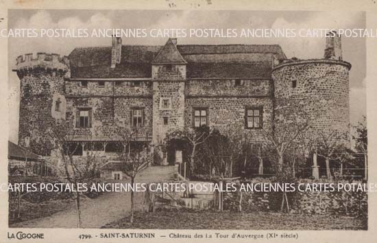 Cartes postales anciennes > CARTES POSTALES > carte postale ancienne > cartes-postales-ancienne.com Auvergne rhone alpes Puy de dome Saint Saturnin