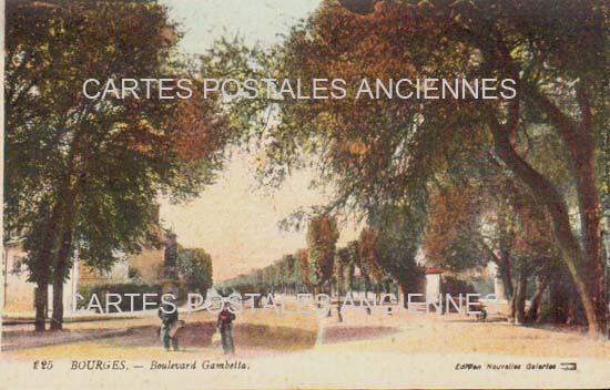 Cartes postales anciennes > CARTES POSTALES > carte postale ancienne > cartes-postales-ancienne.com Centre val de loire  Cher Bourges