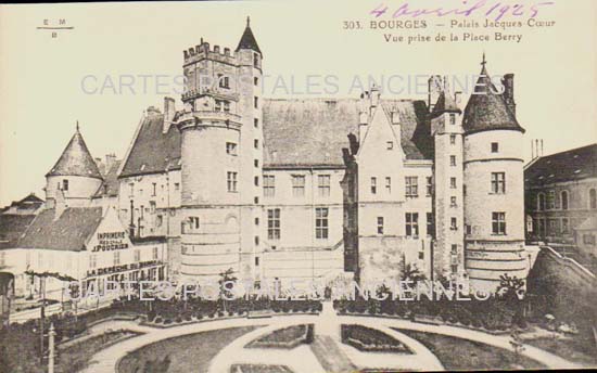 Cartes postales anciennes > CARTES POSTALES > carte postale ancienne > cartes-postales-ancienne.com Centre val de loire  Cher Bourges