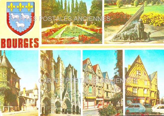 Cartes postales anciennes > CARTES POSTALES > carte postale ancienne > cartes-postales-ancienne.com Centre val de loire  Cher Bourges