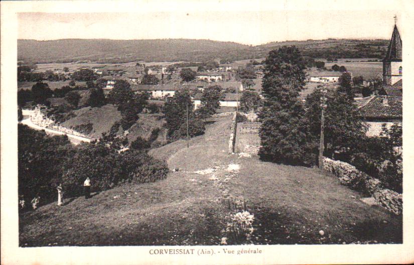 Cartes postales anciennes > CARTES POSTALES > carte postale ancienne > cartes-postales-ancienne.com Auvergne rhone alpes Ain Corveissiat