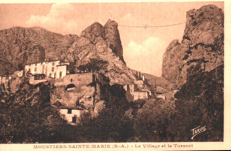 Cartes postales anciennes > CARTES POSTALES > carte postale ancienne > cartes-postales-ancienne.com Provence alpes cote d'azur Alpes de haute provence Moustiers Sainte Marie