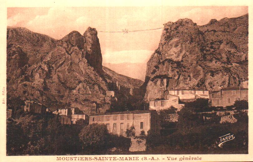 Cartes postales anciennes > CARTES POSTALES > carte postale ancienne > cartes-postales-ancienne.com Provence alpes cote d'azur Alpes de haute provence Moustiers Sainte Marie