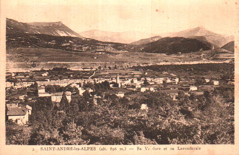 Cartes postales anciennes > CARTES POSTALES > carte postale ancienne > cartes-postales-ancienne.com Provence alpes cote d'azur Alpes de haute provence Saint Andre Les Alpes