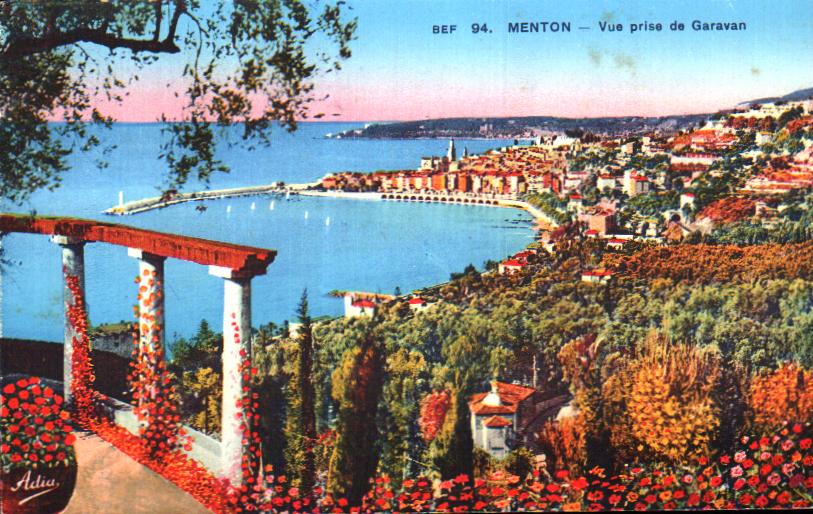 Cartes postales anciennes > CARTES POSTALES > carte postale ancienne > cartes-postales-ancienne.com Provence alpes cote d'azur Alpes maritimes Menton