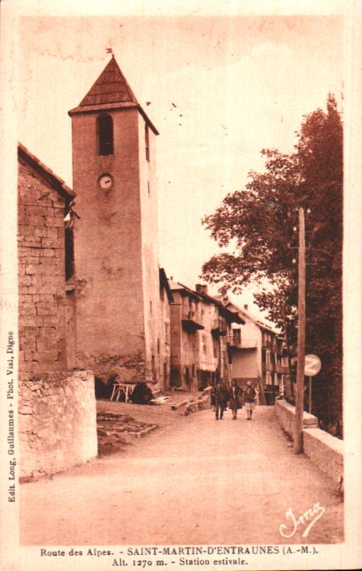 Cartes postales anciennes > CARTES POSTALES > carte postale ancienne > cartes-postales-ancienne.com Provence alpes cote d'azur Alpes maritimes Saint Martin D Entraunes