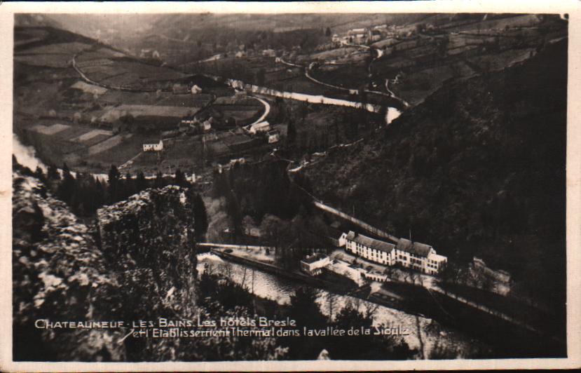 Cartes postales anciennes > CARTES POSTALES > carte postale ancienne > cartes-postales-ancienne.com  Chateauneuf Les Bains