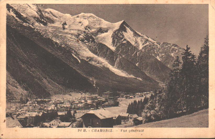 Cartes postales anciennes > CARTES POSTALES > carte postale ancienne > cartes-postales-ancienne.com  Chamonix Mont Blanc