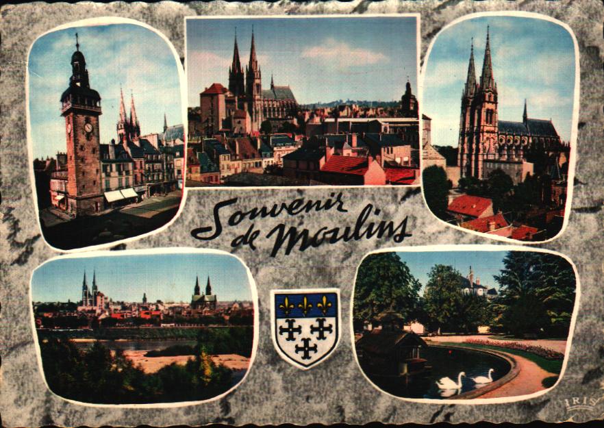 Cartes postales anciennes > CARTES POSTALES > carte postale ancienne > cartes-postales-ancienne.com  Moulins