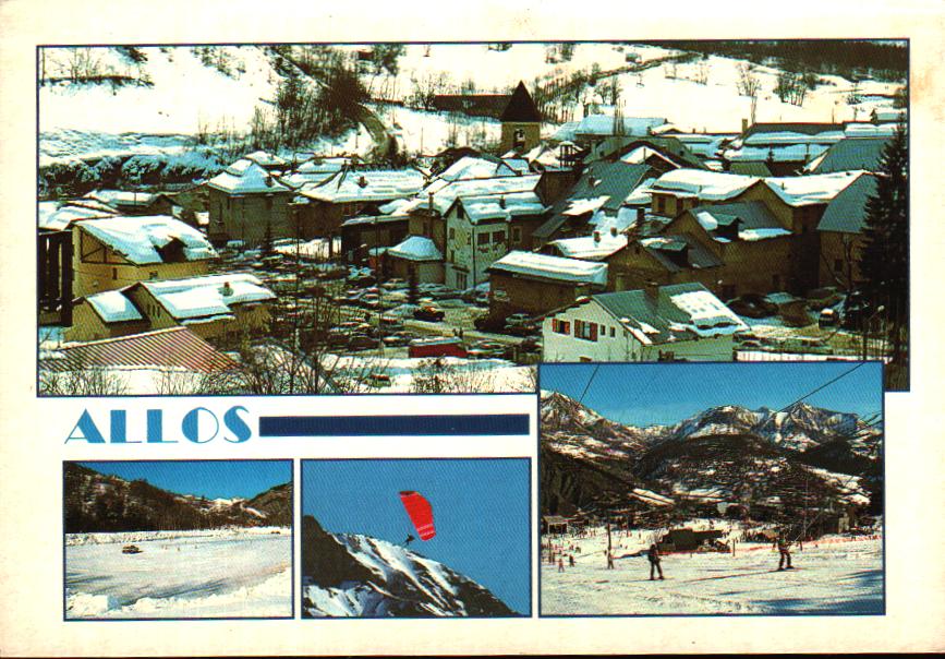 Cartes postales anciennes > CARTES POSTALES > carte postale ancienne > cartes-postales-ancienne.com Provence alpes cote d'azur Hautes alpes Allos