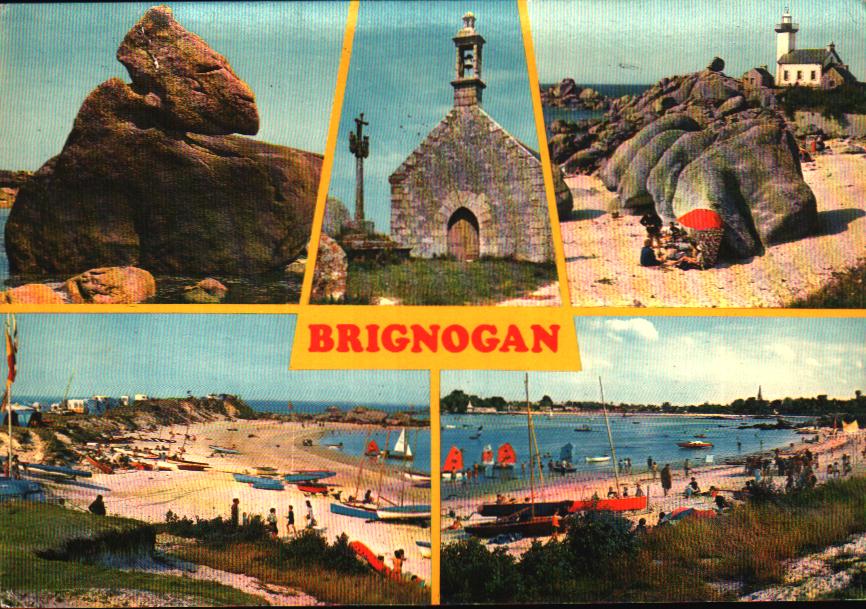 Cartes postales anciennes > CARTES POSTALES > carte postale ancienne > cartes-postales-ancienne.com  Brignogan Plage