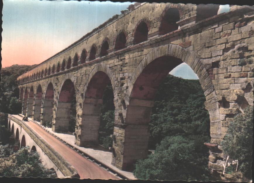 Cartes postales anciennes > CARTES POSTALES > carte postale ancienne > cartes-postales-ancienne.com  Vers Pont Du Gard