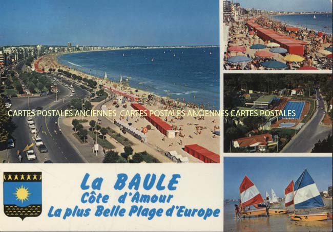 Cartes postales anciennes > CARTES POSTALES > carte postale ancienne > cartes-postales-ancienne.com Pays de la loire Loire atlantique La Baule Escoublac