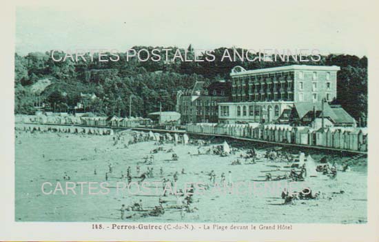 Cartes postales anciennes > CARTES POSTALES > carte postale ancienne > cartes-postales-ancienne.com Bretagne Cote d'armor Perros Guirec