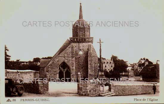 Cartes postales anciennes > CARTES POSTALES > carte postale ancienne > cartes-postales-ancienne.com Bretagne Cote d'armor Perros Guirec