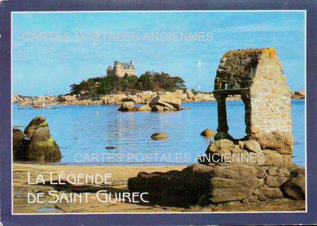 Cartes postales anciennes > CARTES POSTALES > carte postale ancienne > cartes-postales-ancienne.com Bretagne Cote d'armor Ploumanach